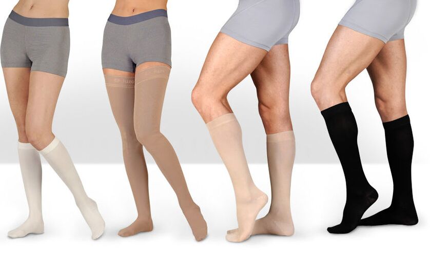 types of compression socks